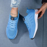 Damen Sneaker Plateau Mesh atmungsaktiv Casual Sportschuhe - flohmarkt-deutschland.shop