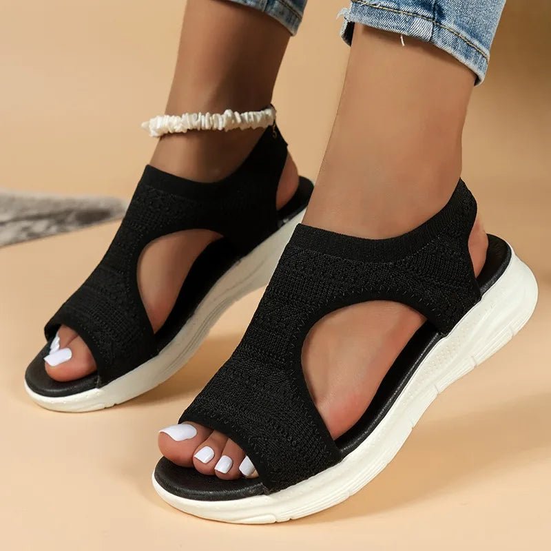 Damen Sommer Sandalen 2025 – bequeme Keil-Römersandalen - flohmarkt-deutschland.shop