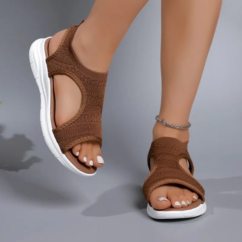 Damen Sommer Sandalen 2025 – bequeme Keil-Römersandalen - flohmarkt-deutschland.shop