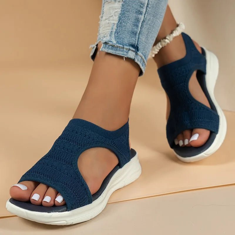Damen Sommer Sandalen 2025 – bequeme Keil-Römersandalen - flohmarkt-deutschland.shop