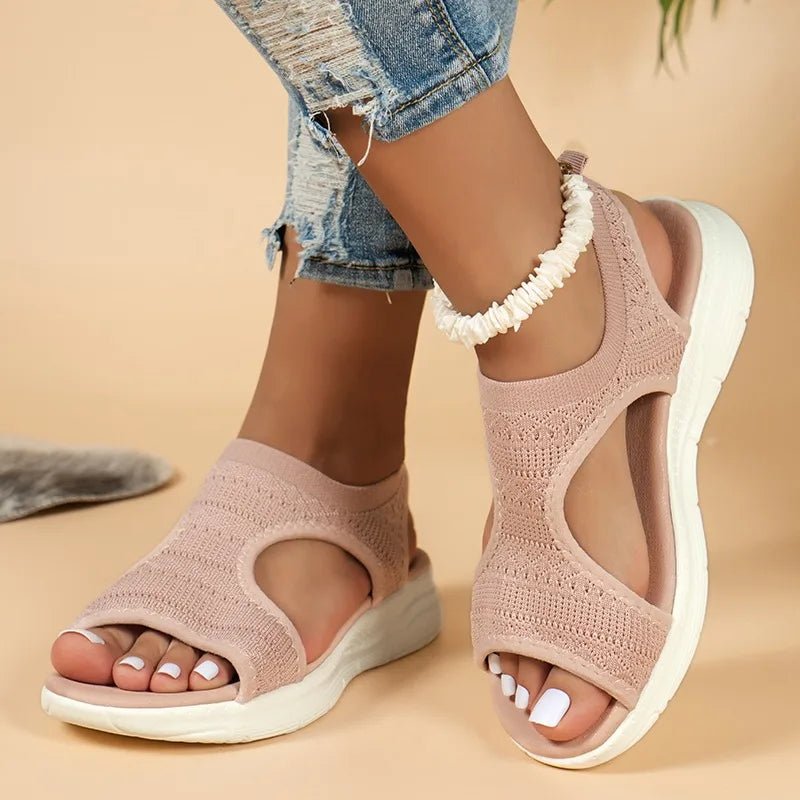 Damen Sommer Sandalen 2025 – bequeme Keil-Römersandalen - flohmarkt-deutschland.shop