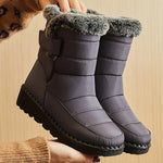 Damen Winterstiefel 2025 – Knöchelstiefel mit Pelz, wasserdicht & warm - flohmarkt-deutschland.shop