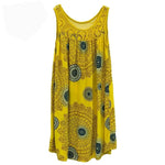 Damenbekleidung, Sommer, ärmelloses Leibchenkleid, Spitzendruck, ärmellos, große Schaukel, lockeres sexy Kleid, langer Rock, Übergröße - flohmarkt-deutschland.shop
