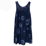 Damenbekleidung, Sommer, ärmelloses Leibchenkleid, Spitzendruck, ärmellos, große Schaukel, lockeres sexy Kleid, langer Rock, Übergröße - flohmarkt-deutschland.shop