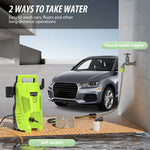 DayPlus Hochdruckreiniger Elektrischer Strahlwasserreiniger 200 Bar 3000 PSI 3000 W Für Terrasse Auto Garten - flohmarkt-deutschland.shop