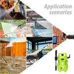 DayPlus Hochdruckreiniger Elektrischer Strahlwasserreiniger 200 Bar 3000 PSI 3000 W Für Terrasse Auto Garten - flohmarkt-deutschland.shop