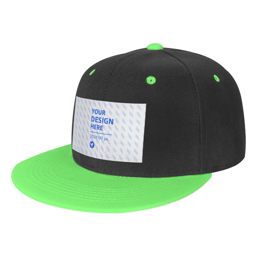 Children's Contrast Flat Brim Hip Hop Hat