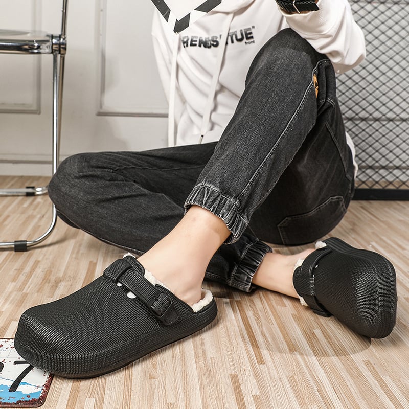 Warm Non-Slip Thick Bottom Cotton Slippers