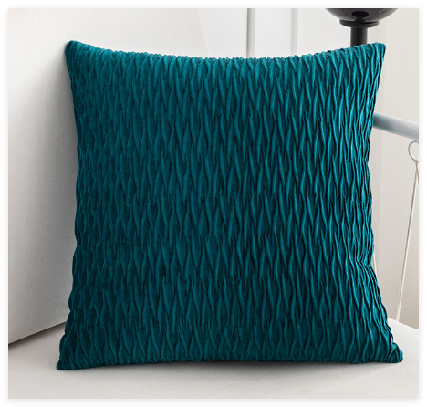 Soft Velvet Square Throw Pillow Case for Living Room