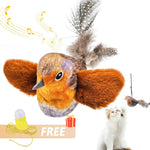 Dog Cat Interactive Ball Toy Automatic Rolling Ball Faux Tail Rechargeable Smart Pet Electric Toy Dog Cat Training Imitate Mouse - flohmarkt-deutschland.shop