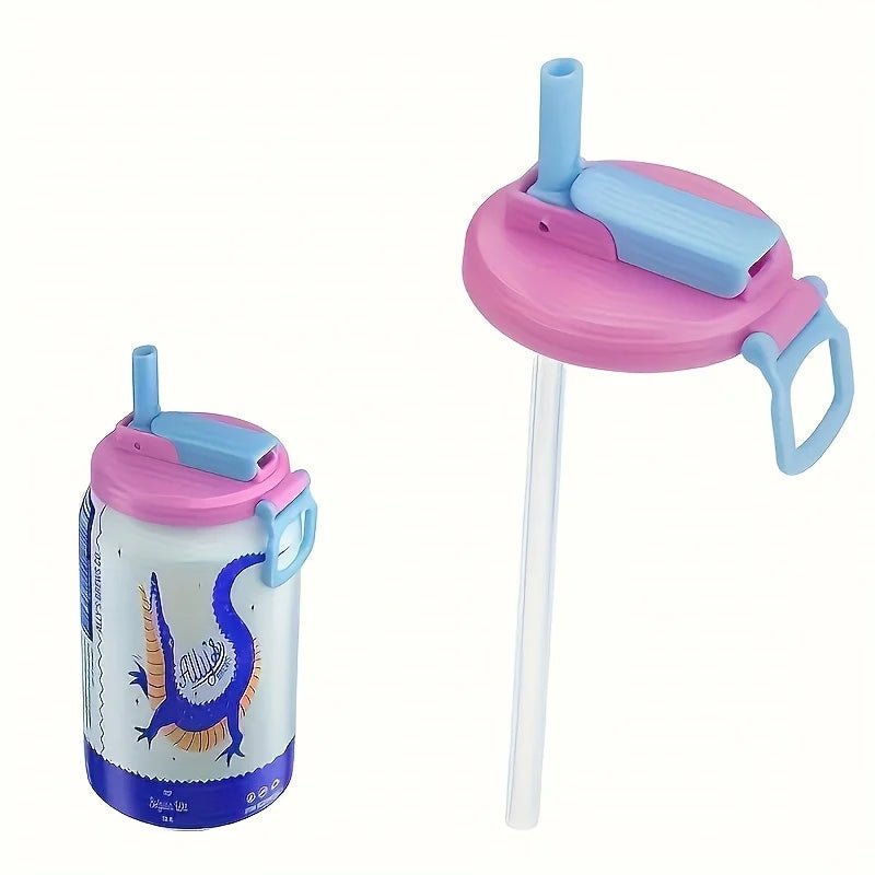 Dosendeckel wiederverwendbar mit Strohhalm für Getränke Saft Soda - flohmarkt-deutschland.shop