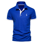 Dropshipping Polo Giraffe Shirt Men Quality Embroidery Summer Short Sleeve Polo Casual Business Social Mens Polos BR Size - flohmarkt-deutschland.shop