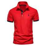 Dropshipping Polo Giraffe Shirt Men Quality Embroidery Summer Short Sleeve Polo Casual Business Social Mens Polos BR Size - flohmarkt-deutschland.shop