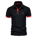 Dropshipping Polo Giraffe Shirt Men Quality Embroidery Summer Short Sleeve Polo Casual Business Social Mens Polos BR Size - flohmarkt-deutschland.shop