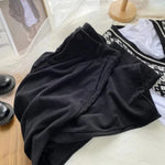 Dünne/Dicke Winter Gefüttert Breite Bein Hosen CasualThicken Warme Baggy Jogginghose Frauen HighWaist Koreanische Lamm Flusen Gerade Pantalones - flohmarkt-deutschland.shop