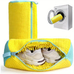 Durable Shoe Washing Machine Bag for All Shoe Types-Yellow with Blue Zipper,Ideal for Sneakers and Casual Shoes,Laundry Wash Bag - flohmarkt-deutschland.shop