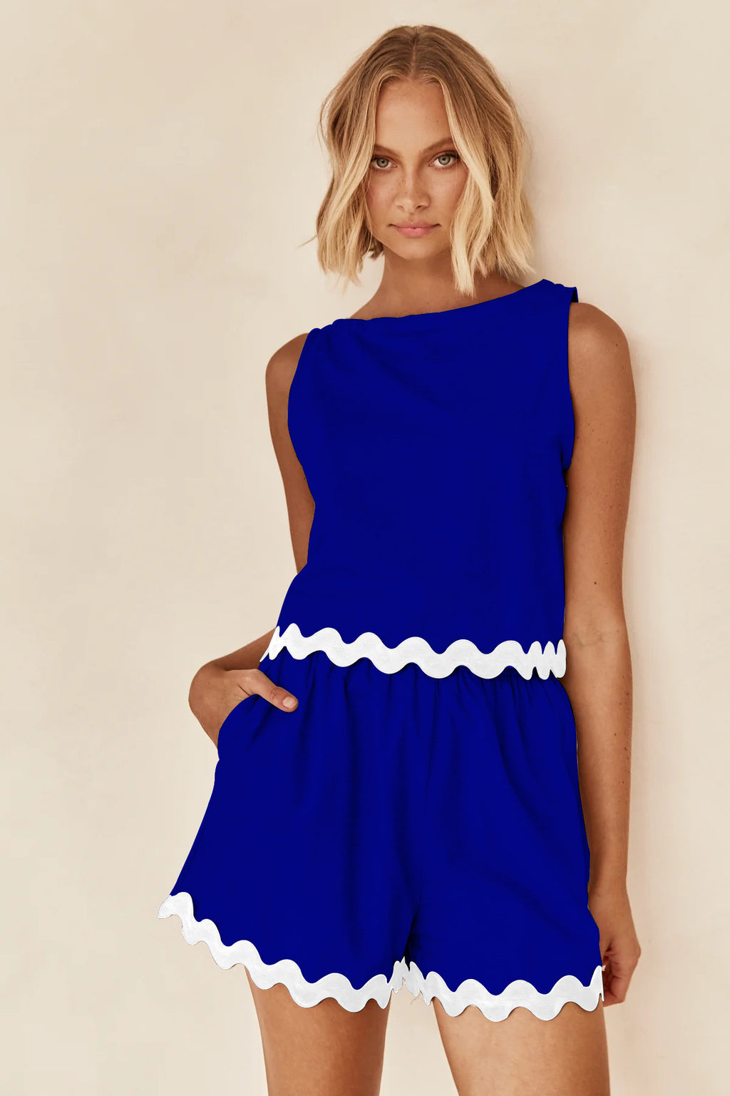 2024 Spring Summer Women's Casual Sleeveless Set