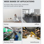 E27 Fan Shape Foldable 28W LED Bulb AC220V/110V Deformation for Home Ceiling Lights Warehouse and Garage White Light 6500K Bulb - flohmarkt-deutschland.shop