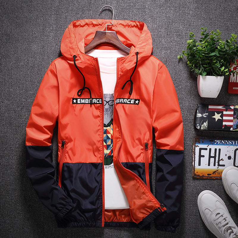 Men's Hooded Jacket for Youth - Casual Windbreaker