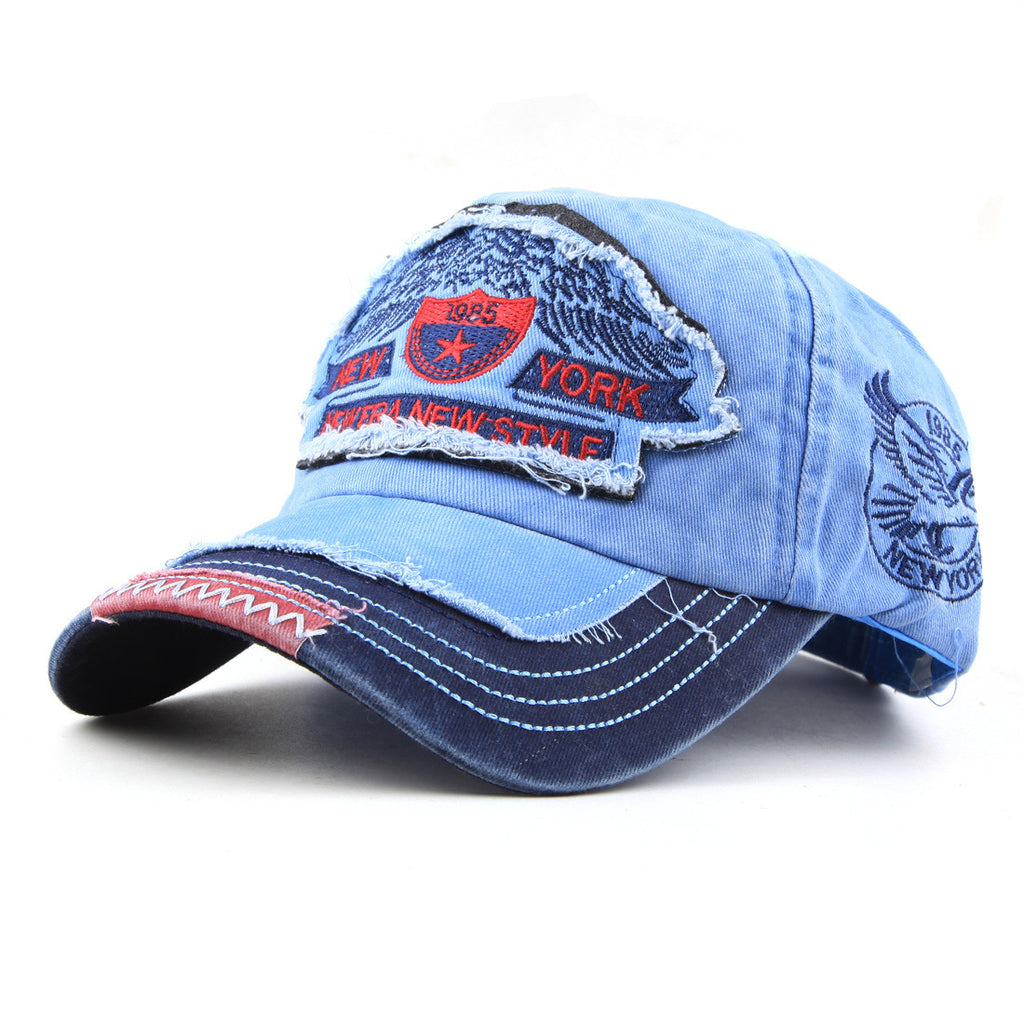 Cotton Vintage Wash Sun Protection Baseball Cap