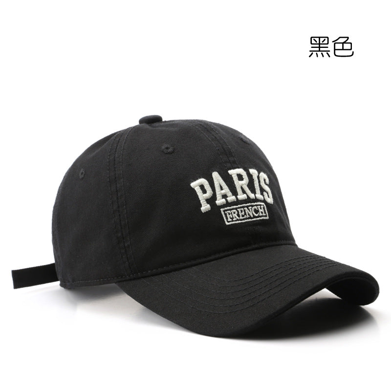 Japanese and Korean Style Spring Autumn Embroidered Cap