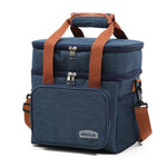 EcoLunch Doppelschichtige Lunch-Tasche Tragbare Isolierte Kühltasche - Große Kapazität - flohmarkt-deutschland.shop