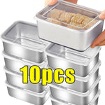 Edelstahl Frischhaltebox luftdicht Kühlschrank Küchen-Organizer - flohmarkt-deutschland.shop