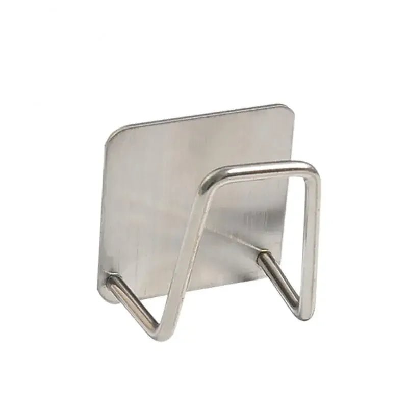 Edelstahl Küchen- und Badezimmer-Gadget: Spülbecken-Schwammhalter, Abtropf-Aufbewahrungsregal & Drahtbürsten-Organizer - flohmarkt-deutschland.shop