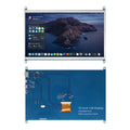 HZWDONE Raspberry Pi Screen 10.1" Touchscreen 1024x600 HDMI Portable Monitor with Fix Hole for Raspberry Pi 5/4/3B/B+ Win11/10/8