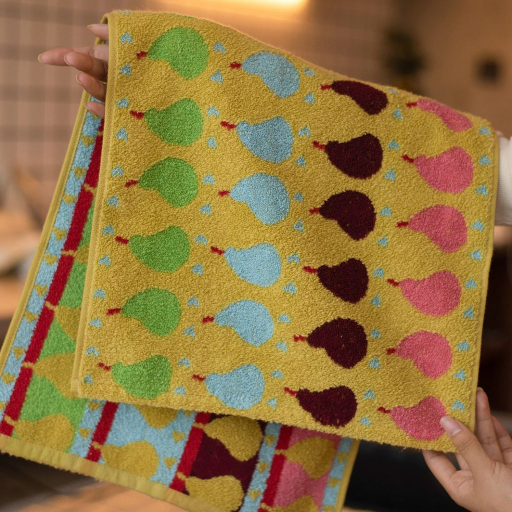 Cute Pear Cotton Soft Absorbent Bath Towel