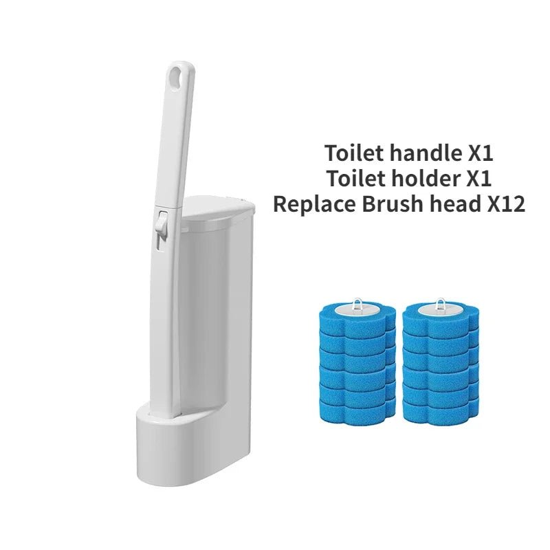 Einweg-Toilettenbürste mit Wechselkopf – Wei - flohmarkt-deutschland.shop