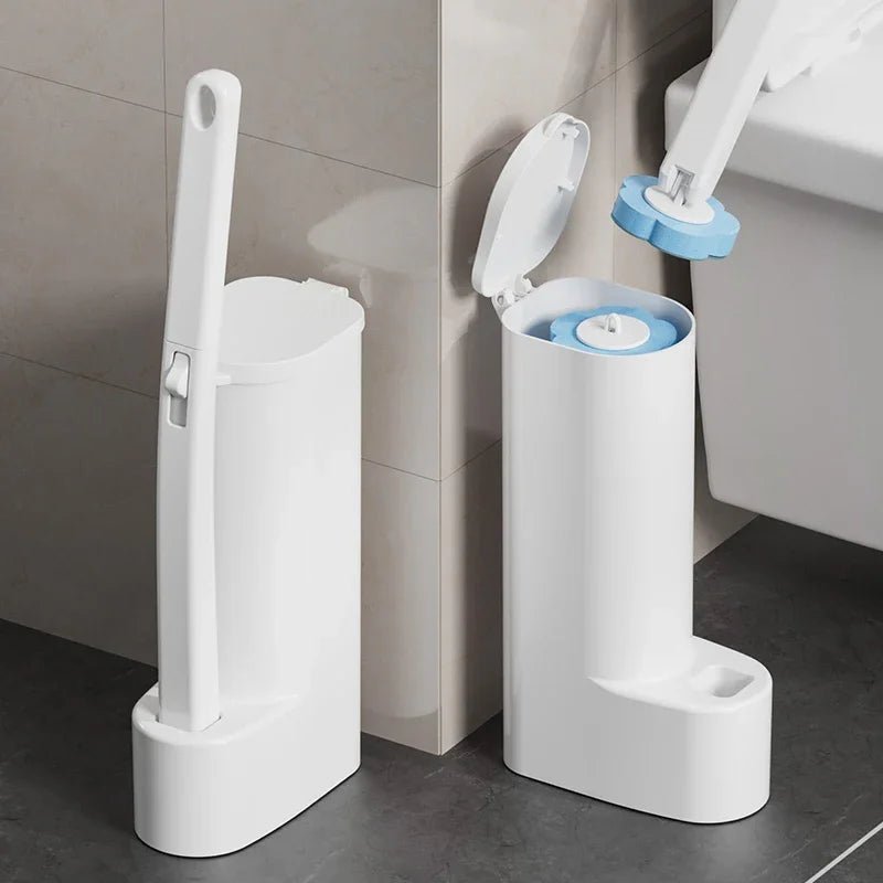 Einweg-Toilettenbürste mit Wechselkopf – Wei - flohmarkt-deutschland.shop
