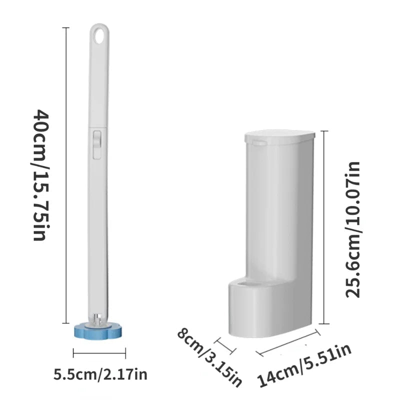 Einweg-Toilettenbürste mit Wechselkopf – Wei - flohmarkt-deutschland.shop