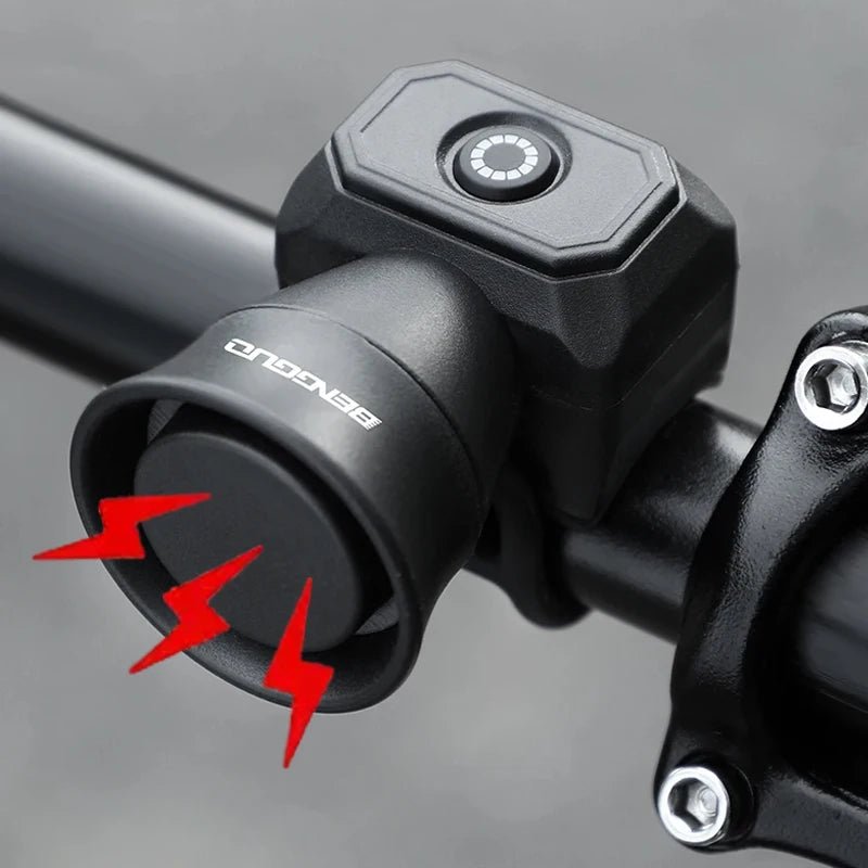 Electric Bike Horn 130db Loud Bicycle Horn for Adults Kids Mountain Bike/Scooter/Ebike Waterproof Electronic Bicycle Bells - flohmarkt-deutschland.shop