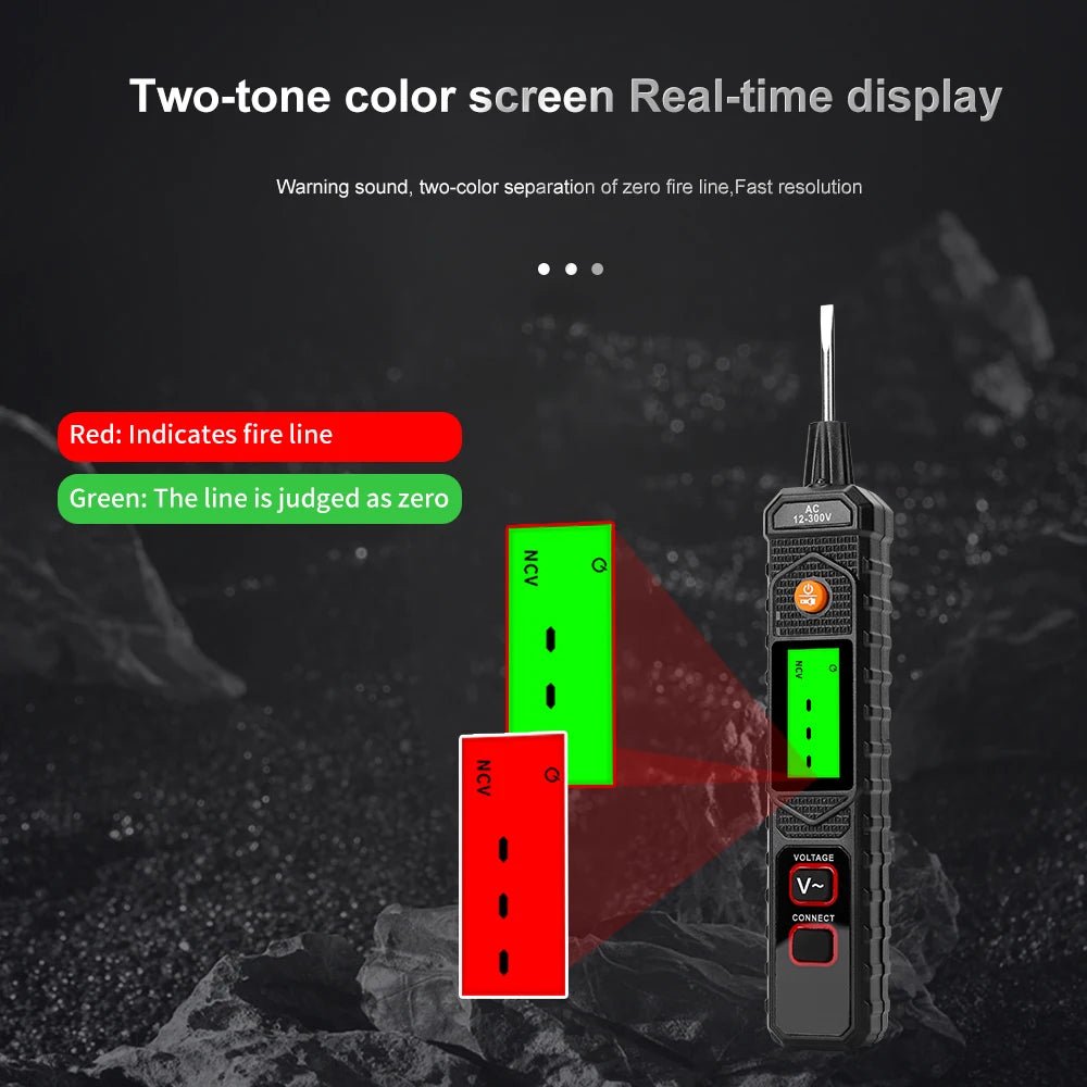 Elektrische Anzeige AC 90–1000 V berührungslose Steckdose Wand AC Steckdose Spannungsdetektor Sensor Tester Stift LED-Licht Teststift - flohmarkt-deutschland.shop