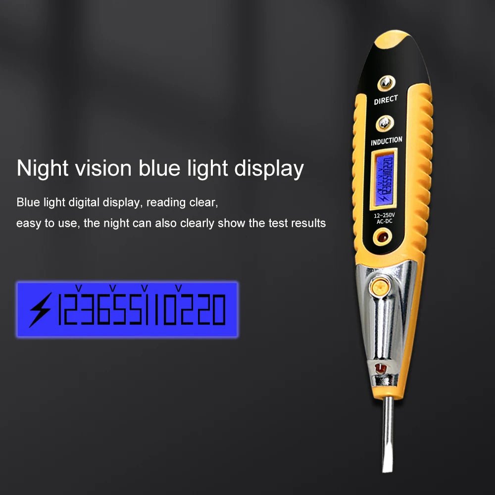 Elektrische Anzeige AC 90–1000 V berührungslose Steckdose Wand AC Steckdose Spannungsdetektor Sensor Tester Stift LED-Licht Teststift - flohmarkt-deutschland.shop
