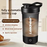 Elektrischer Shaker Mixerbecher Protein Fitness Sport tragbar - flohmarkt-deutschland.shop