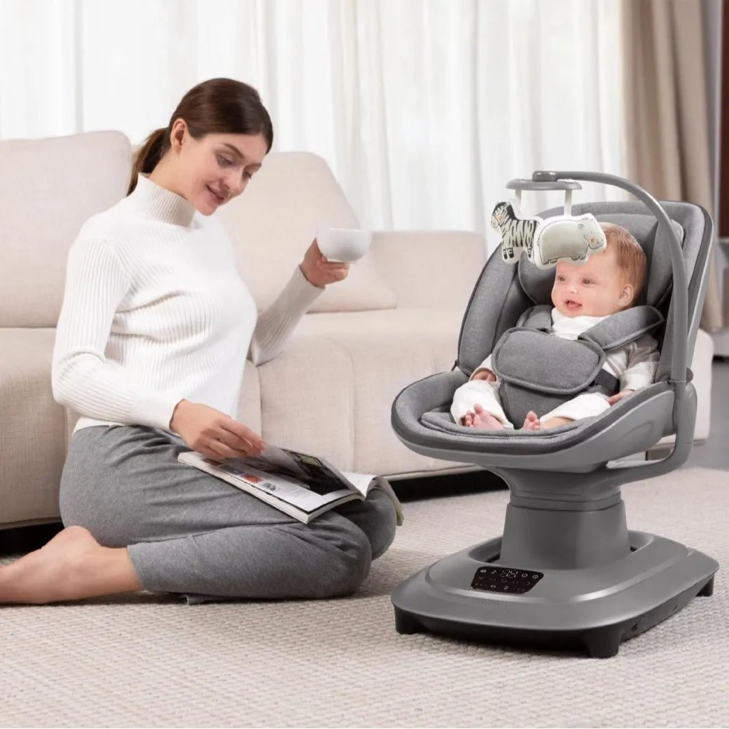 Elektrisches Schaukelbett für Babys – grenzüberschreitende Wiege für Neugeborene, beruhigende und schlafhilfe, Säuglingsbett - flohmarkt-deutschland.shop