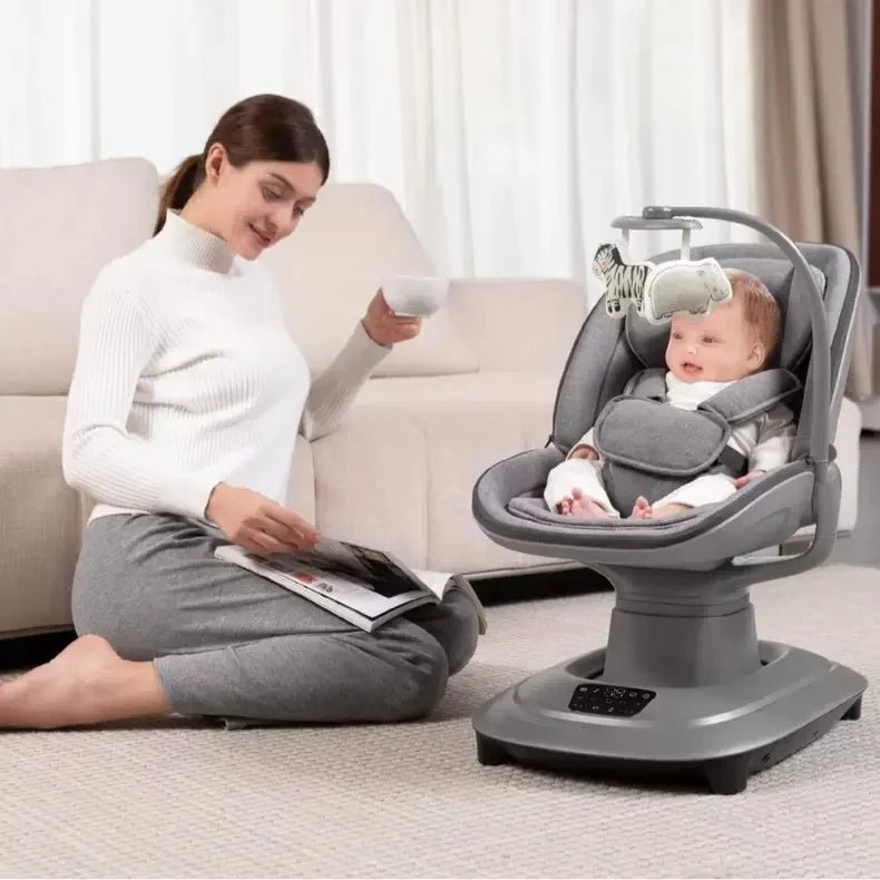 Elektrisches Schaukelbett für Babys – grenzüberschreitende Wiege für Neugeborene, beruhigende und schlafhilfe, Säuglingsbett - flohmarkt-deutschland.shop