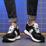 Elevator Casual Sneakers Man Cow Suede Leather Lace-Up Round Toe Platform Shoes 3/6/8cm Height Increase Shoes For Men Lift Sport - flohmarkt-deutschland.shop