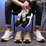 Elevator Casual Sneakers Man Cow Suede Leather Lace-Up Round Toe Platform Shoes 3/6/8cm Height Increase Shoes For Men Lift Sport - flohmarkt-deutschland.shop