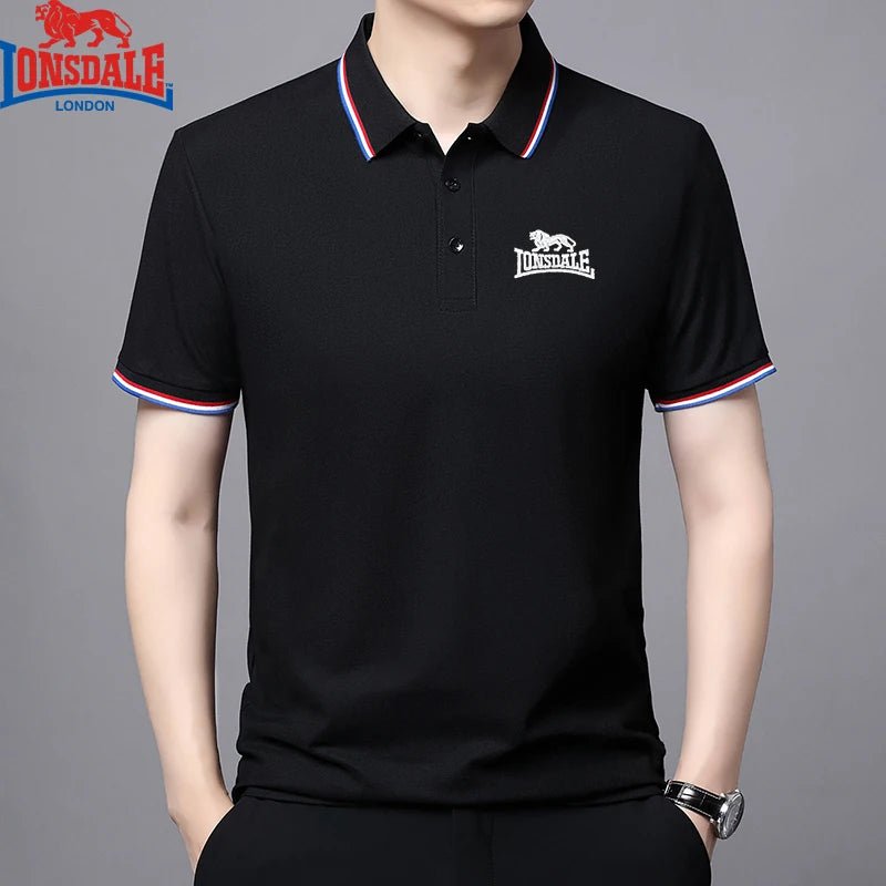 Embroidery New Summer Cotton Polo Shirt Men High Quality Men's Short Sleeve Top Business Casual Breathable Polo-shirt for Men - flohmarkt-deutschland.shop