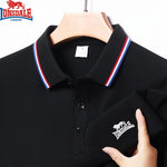 Embroidery New Summer Cotton Polo Shirt Men High Quality Men's Short Sleeve Top Business Casual Breathable Polo-shirt for Men - flohmarkt-deutschland.shop