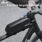 ESLNF Bike Tube Bag Mountain Road Bike Large Capacity Hard Shell Waterproof Front Handlebar Pack Bike Riding Equipment - flohmarkt-deutschland.shop