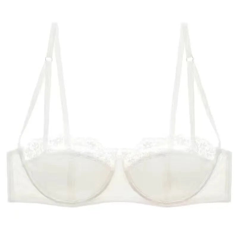 European Satin Half Cup Push Up BH Set Bügel Dünn Glatt Grün Spitze Komfortabel Sexy Dessous Für Damen 32-38 Hot Selling YEMOMO - flohmarkt-deutschland.shop