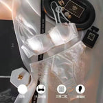 European Satin Half Cup Push Up BH Set Bügel Dünn Glatt Grün Spitze Komfortabel Sexy Dessous Für Damen 32-38 Hot Selling YEMOMO - flohmarkt-deutschland.shop