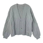 Evermore Cardigan Taylor Version Green Vine bestickter Button-Down-Pullover mit Zopfmuster für Damen, Herbst-Winter-Vintage-Outfit - flohmarkt-deutschland.shop