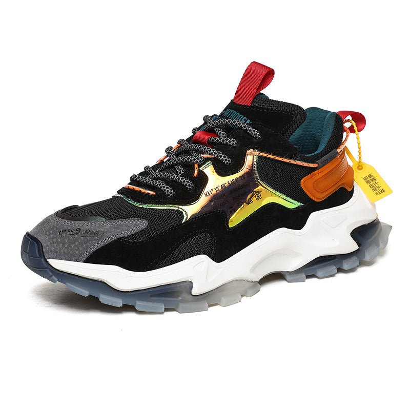 EverTrend Herren Dadschuhe - Atmungsaktives Mesh Obermaterial Und Koreanisch Inspiriertes Herbstdesign - flohmarkt-deutschland.shop