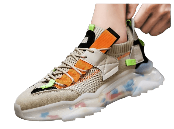 EverTrend Herren Dadschuhe - Atmungsaktives Mesh Obermaterial Und Koreanisch Inspiriertes Herbstdesign - flohmarkt-deutschland.shop