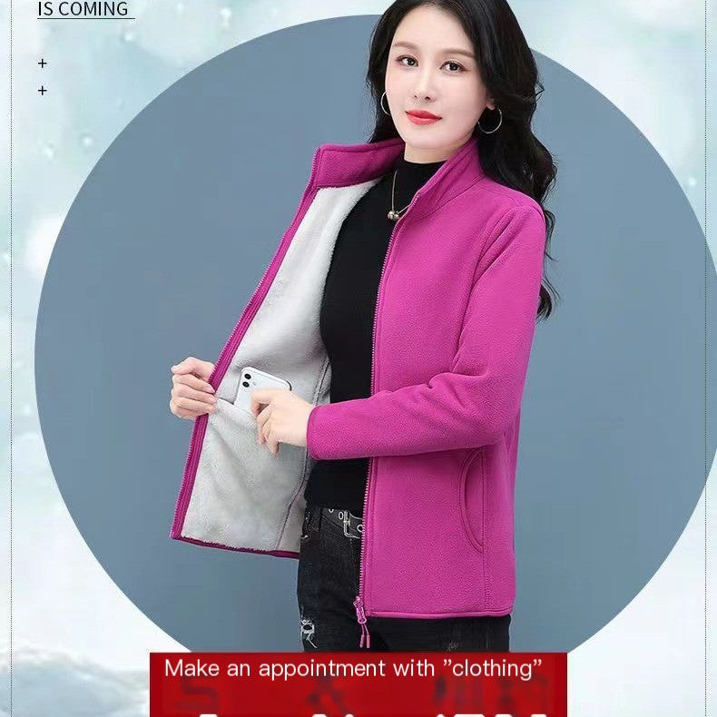 Reversible Fleece Jacket for Couples - Fall/Winter